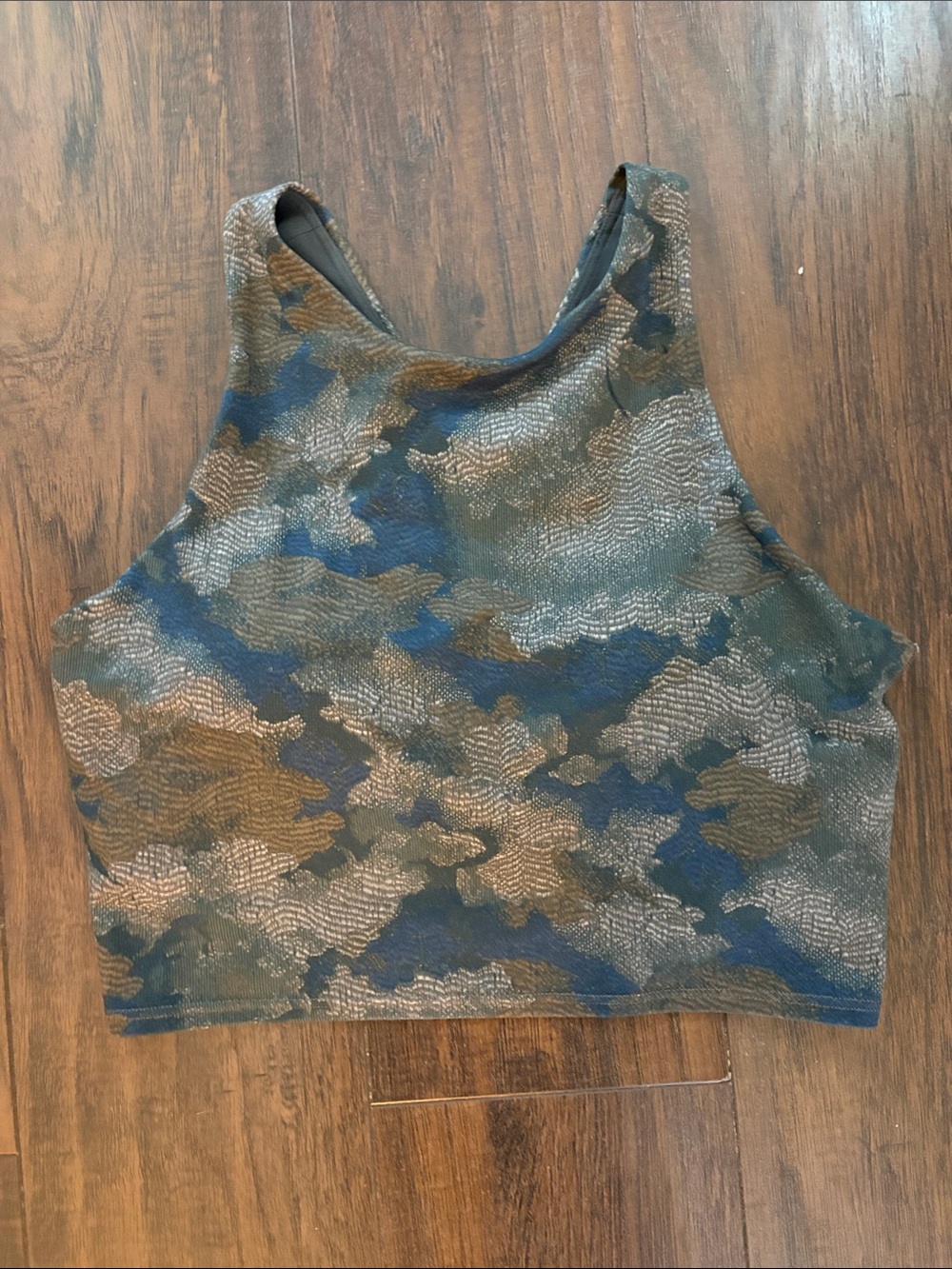 Athleta Conscious Crop Bra Top in Topiary Olive - small